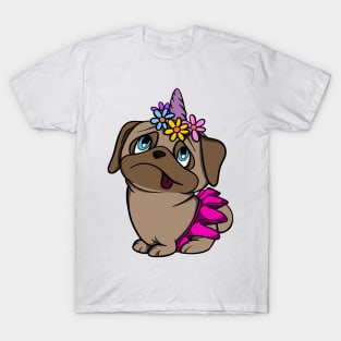 Unicorn Pug T-Shirt